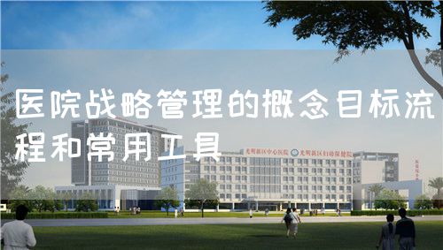 醫(yī)院戰(zhàn)略管理的概念目標(biāo)流程和常用工具(圖1)