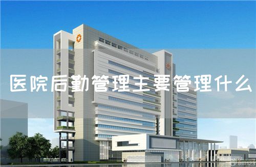 醫(yī)院后勤管理主要管理什么(圖1) 醫(yī)院后勤管理主要管理什么(圖1)