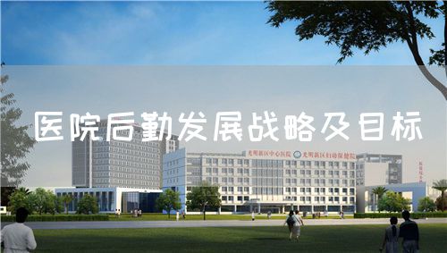 醫(yī)院后勤發(fā)展戰(zhàn)略及目標(圖1)