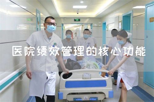 醫(yī)院績效管理的核心功能(圖1)