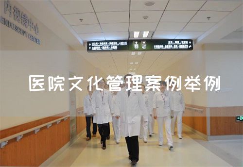 醫(yī)院文化管理案例舉例(圖1) 醫(yī)院文化管理案例舉例(圖1)
