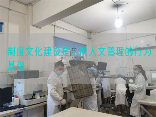 制度文化建設(shè)是醫(yī)院人文管理的行為基礎(chǔ)(圖1)